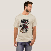 Bull Sneaker Beast – Streetwear Monster Shoe Graph T-Shirt (Vorne ganz)