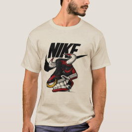 Bull Sneaker Beast – Streetwear Monster Shoe Graph T-Shirt