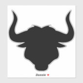 Bull Sticker (Blatt)