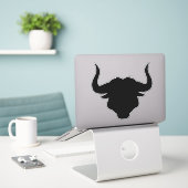 Bull Sticker (Laptop auf Schreibtisch)