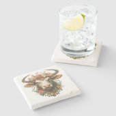 Bull Stone Untersetzer (Seitenansicht)