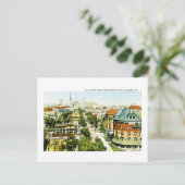 Bull Street North von Masonic Temple, Savannah, GA Postkarte (Stehend Vorderseite)