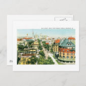 Bull Street, Savannah, Georgia Postkarte (Vorne/Hinten)