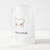 Bull swaggalicious mattglas bierglas (Vorderseite Links)