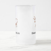 Bull swaggalicious mattglas bierglas (Mittel)