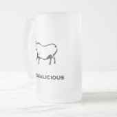Bull swaggalicious mattglas bierglas (Vorderseite Links)