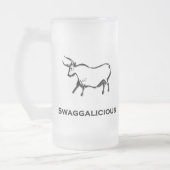 Bull swaggalicious mattglas bierglas (Links)