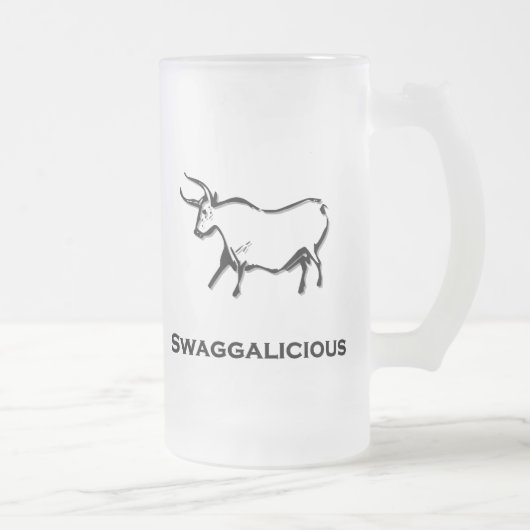 Bull swaggalicious mattglas bierglas (Rechts)