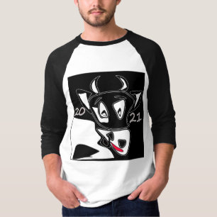 Bull-Symbol Neujahr 2021 Chinesischer Kalender sch T-Shirt