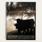 Bull-Symbolismus-Kalender Planer (Vorderseite)