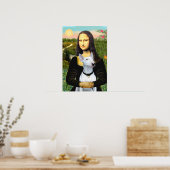 Bull Terrier 1 - Mona Lisa Poster (Küche)