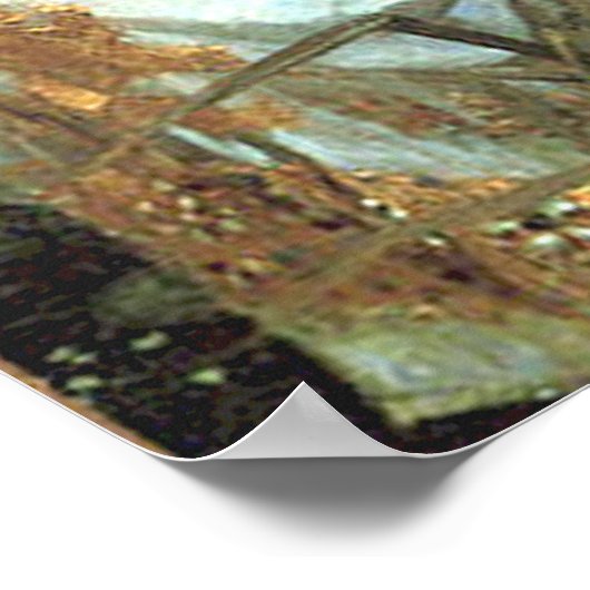 Bull Terrier 1 - Ophelia Sitzplatz Poster (Ecke)