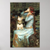 Bull Terrier 1 - Ophelia Sitzplatz Poster (Vorne)