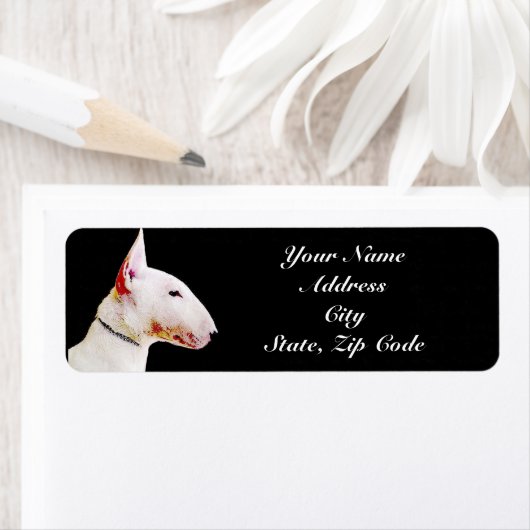 Bull Terrier Address Labels (Insitu)
