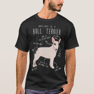 Bull Terrier Anatomie Niedlich Pet Bully Dog Mama T-Shirt