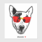 Bull Terrier Aufkleber (Blatt)