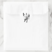 Bull Terrier Aufkleber – Grit Sticks (Tasche)