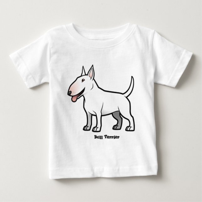 Bull Terrier Baby T-shirt (Vorderseite)