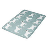 Bull Terrier Bathmat Badematte (Schrägansicht)