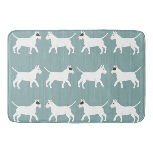 Bull Terrier Bathmat Badematte (Vorderseite)
