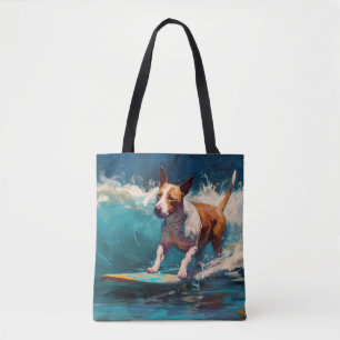 Bull Terrier Beach Surfanstrich Tasche