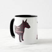 Bull Terrier BESTE FREUNDIN Tasse (Vorderseite Links)