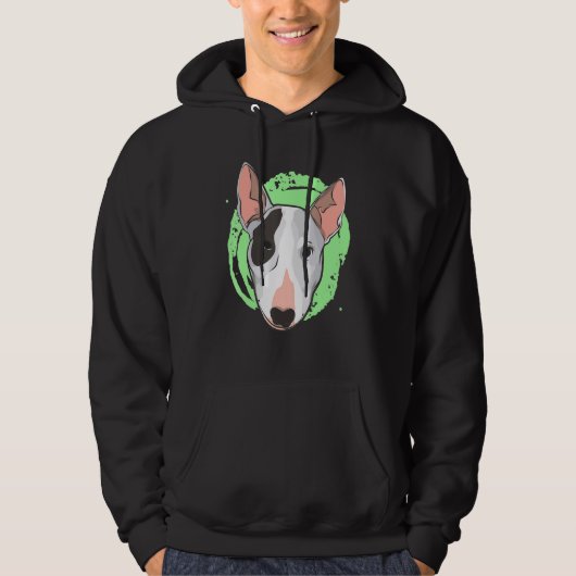 Bull Terrier Breed Dog Owner Hoodie (Vorderseite)