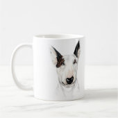 Bull Terrier Bust Kaffeetasse (Links)
