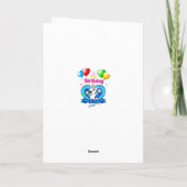 Bull Terrier Cartoon Card "Happy Birthday" Karte (Rückseite)