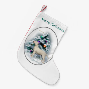 Bull Terrier Christmas Kleiner Weihnachtsstrumpf