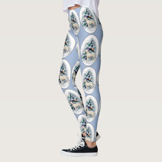 Bull Terrier Christmas Leggings (Links)