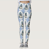 Bull Terrier Christmas Leggings (Vorderseite)