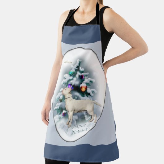 Bull Terrier Christmas Schürze (InSitu)
