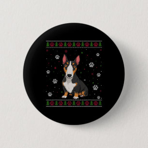 Bull Terrier Christmas Sweater Xmas Haustier Hund Button