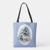 Bull Terrier Christmas Tasche (Rückseite)