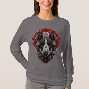 BULL TERRIER Cyberpunk Samurai Elite T-Shirt