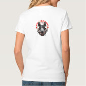 BULL TERRIER Cyberpunk Samurai Elite T-Shirt (Rückseite)