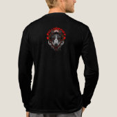 BULL TERRIER Cyberpunk Samurai Elite Tri-Blend Shirt (Rückseite)