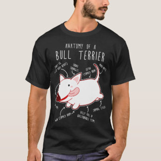 Bull Terrier Dog Anatomie 1 T-Shirt