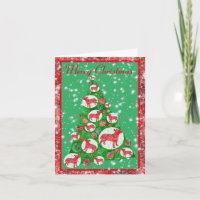 Bull Terrier Dog Baubles Frohe Weihnachtsbaum