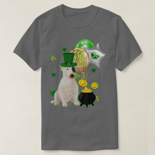 Bull Terrier Dog, Baumwolle  T-Shirt (Design vorne)