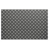 Bull Terrier Dog Breed Silhouetten Muster Stoff (Fat Quarter (45,7 x 55,9 cm))