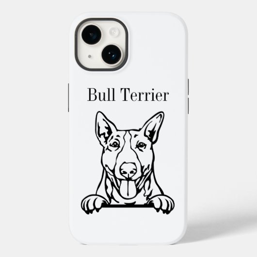 Bull Terrier dog Case-Mate iPhone Hülle (Rückseite)