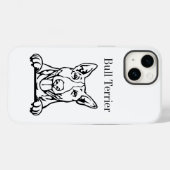 Bull Terrier dog Case-Mate iPhone Hülle (Rückseite (Horizontal))