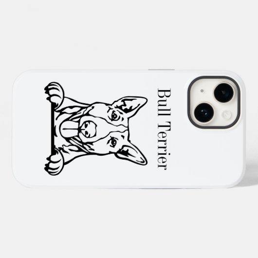 Bull Terrier dog Case-Mate iPhone Hülle (Rückseite (Horizontal))