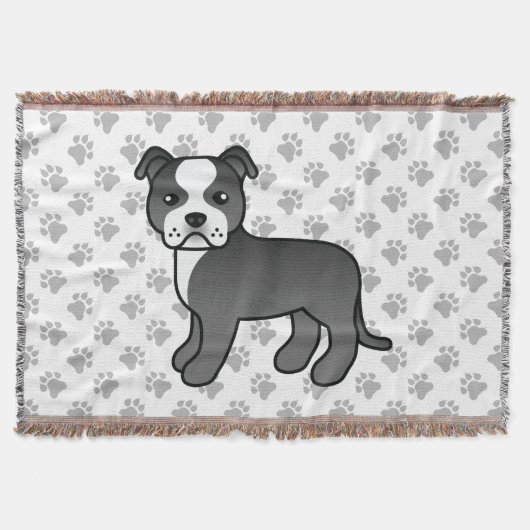 Bull Terrier Dog Decke (Vorderseite)