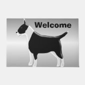 Bull Terrier Dog Design Fußmatte (Vorderseite)
