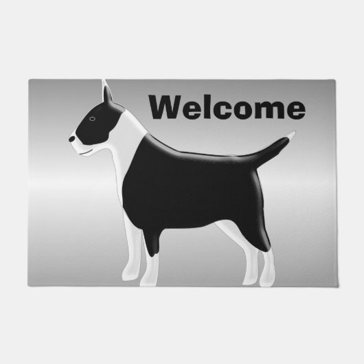 Bull Terrier Dog Design Fußmatte (Vorderseite)