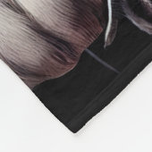 Bull Terrier Dog Fahrrad St. Patrick's Day Fleecedecke (Ecke)