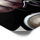 Bull Terrier Dog Fahrrad St. Patrick's Day Poster (Ecke)